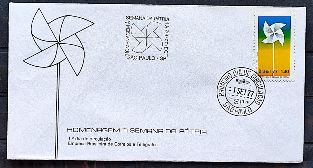 Envelope FDC 131 1977 Semana Da Patria CBC E CPD SP 3