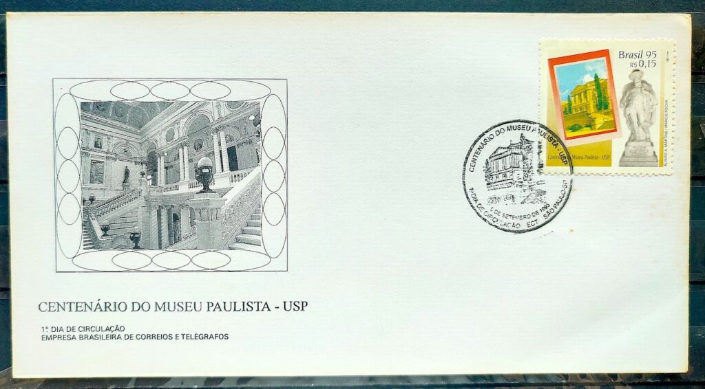 Envelope Fdc Museu Paulista Arte Cbc Sp