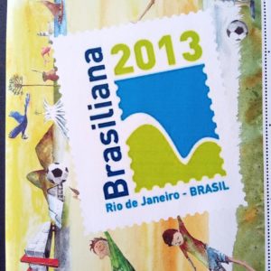 PB 01 Vinheta Selo Personalizado Básico Brasiliana 2013 Pão de Acucar