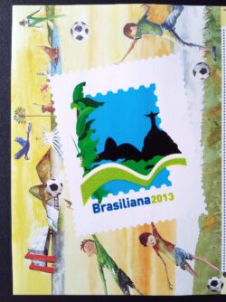 PB 02 Vinheta do Selo Personalizado Basico Brasiliana 2013 Corcovado