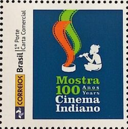 PB 05 Selo Personalizado Básico Mostra 100 anos do Cinema Indiano 2014