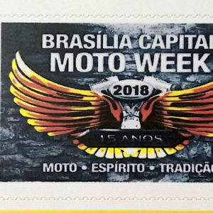 PB 102 Selo Personalizado Brasilia Capital Moto Week 2018