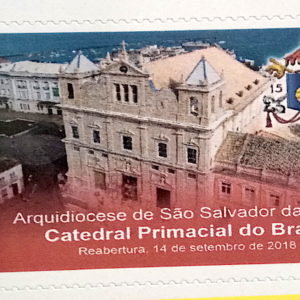 PB 106 Selo Personalizado Básico Catedral Primacial do Brasil Salvador Bahia Fachada 2019
