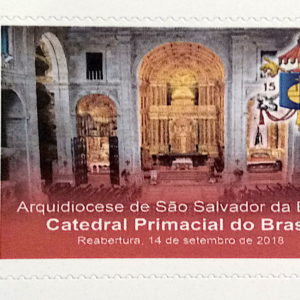 PB 108 Selo Personalizado Básico Catedral Primacial do Brasil Salvador Bahia Interna 2019