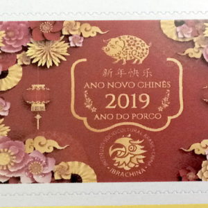 PB 111 Selo Personalizado Básico Ano Novo Chinês Ano do Porco China 2019