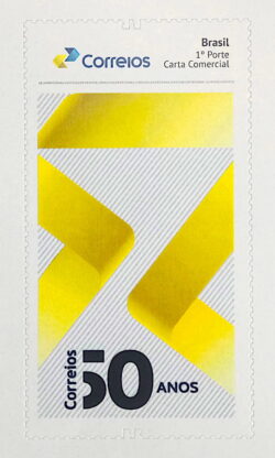 PB 112 Selo Personalizado 50 Anos dos Correios 2019