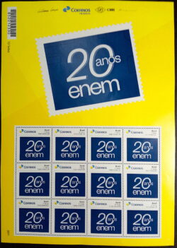 PB 114 Selo Personalizado Básico Enem 20 Anos Educação 2019 Folha