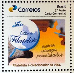 PB 153 Selo Personalizado 5 de Março Dia do Filatelista 2020