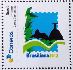 PB 29 Selo Personalizado Brasiliana Corcovado Gomado Microletras 2017