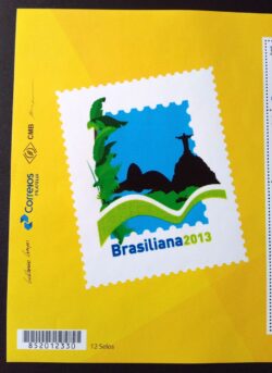 PB 29 Vinheta Selo Personalizado Brasiliana Corcovado 2017