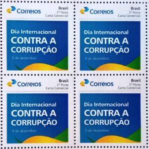 PB 31 Selo Personalizado Dia Contra Corrupcao 2017 Quadra