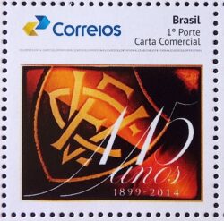 PB 33 Selo Personalizado 115 Anos Vitoria Futebol Gomado Microletras 2017