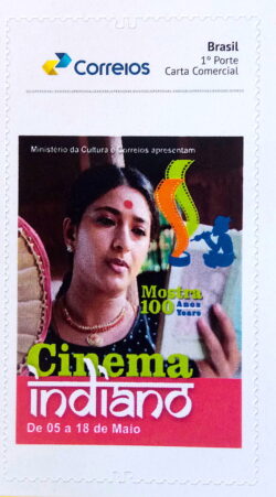 PB 38 Selo Personalizado Cinema Indiano Bailarina Mulher Autoadesivo 2017