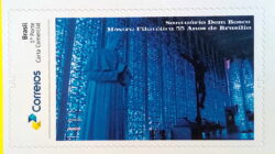 PB 42 Selo Personalizado Mostra Filatelica 55 Anos de Brasilia Igreja Dom Bosco 2017