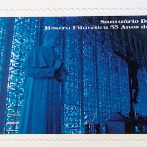 PB 42 Selo Personalizado Mostra Filatelica 55 Anos de Brasilia Igreja Dom Bosco 2017
