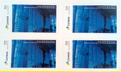 PB 42 Selo Personalizado Mostra Filatelica 55 Anos de Brasilia Igreja Dom Bosco 2017 Quadra