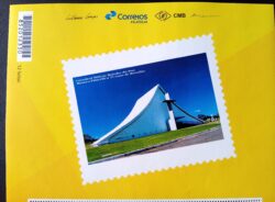 PB 43 Vinheta Selo Personalizado Igreja Catedral Militar Rainha da Paz Religiao Brasilia 2017