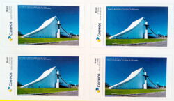 PB 44 Selo Personalizado Igreja Catedral Militar Rainha da Paz Religiao Brasilia 2017 Quadra