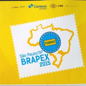 PB 45 Vinheta Selo Personalizado Brapex Mapa 2015 Logo 2017