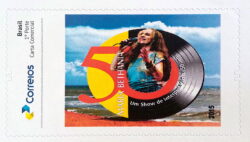 PB 50 Selo Personalizado Maria Bethania Musica Autoadesivo 2017