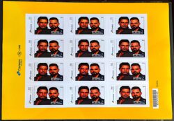 PB 52 Selo Personalizado Zezé Camargo Luciano Música 2017 Folha G