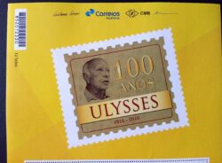 PB 53 Vinheta Selo Personalizado Ulysses Guimarães Político 2017