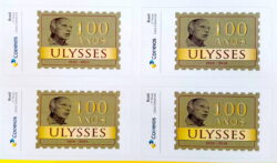 PB 54 Selo Personalizado Ulysses Guimarães Político Autoadesivo 2017 Quadra