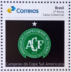 PB 57 Selo Personalizado Chapecoense Futebol 2017