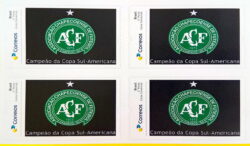 PB 58 Selo Personalizado Chapecoense Futebol 2017 Quadra