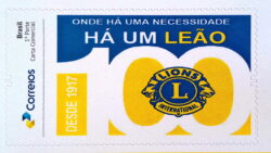 PB 62 Selo Personalizado 100 Anos Lions 2017
