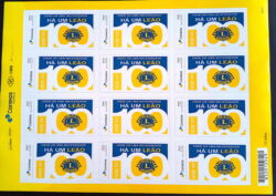 PB 62 Selo Personalizado 100 Anos Lions 2017 Folha