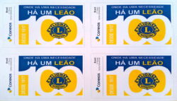PB 62 Selo Personalizado 100 Anos Lions 2017 Quadra