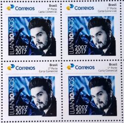 PB 69 Selo Personalizado Luan Santana Música 2017 Quadra