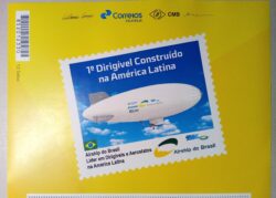 PB 70 Vinheta Selo Personalizado Airship Aviação 2017