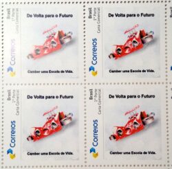 PB 75 Selo Personalizado Carro Patinho Feio 2017 Quadra