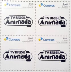 PB 76 Selo Personalizado TV Brasil Animada 2017 Quadra