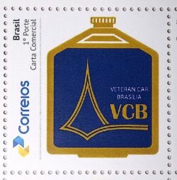 PB 77 Selo Personalizado Veteran Car Brasilia Carro 2017