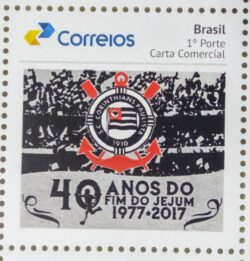 PB 80 Selo Personalizado Corinthians Jejum Futebol Gomado 2018