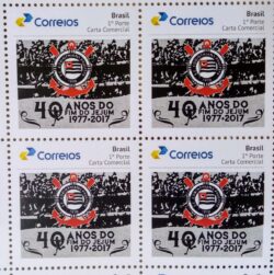 PB 80 Selo Personalizado Corinthians Jejum Futebol 2018 Quadra