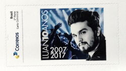 PB 87 Selo Personalizado Carreira Luan Santana Musica Autoadesivo 2018