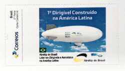 PB 88 Selo Personalizado Básico Airship Dirigível Aviação 2018
