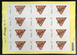 PB 90 Selo Personalizado Sociedade Philatelica Paulista SPP 2018 Folha P Ultima