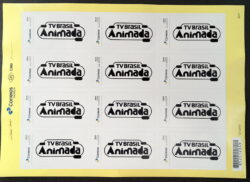 PB 94 Selo Personalizado TV Brasil Animada 2018 Folha P Ultima