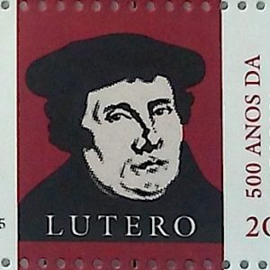 C 3690 Selo 500 Anos da Reforma Luterana Brasil Alemanha Lutero 2017