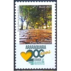 C 3704 Selo 200 Anos de Araraquara 2017