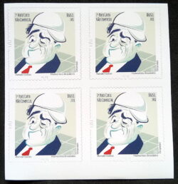 C 3796 Selo Ronald Golias Humorista Brasileiro 2018 Quadra