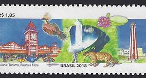 C 3798 Selo Guiana Turismo Fauna e Flora 2018