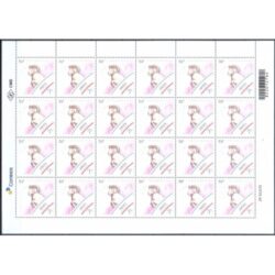 C 3813 Selo Signos do Zodiaco Aries 2019 Folha