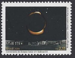 C 3820 Selo Eclipse Solar Sobral Lua Sol 2019