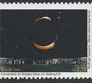 C 3820 Selo Eclipse Solar Sobral Lua Sol 2019